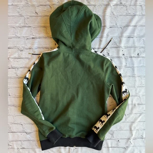 L.A.M.B. By Gwen Stefani Vtg Y2k Hoodie Sweatshirt 2008 Green Lambs Small Hooded